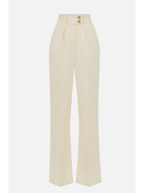 TROUSERS WITH GOLD BUTTONS ELISABETTA FRANCHI | PA06451E2DC7 lemonade